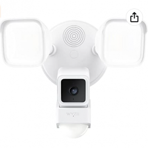 25% off Wyze Cam Floodlight with 2600 Lumen LEDs, Wired 1080p HD IP65 Outdoor Camera @Amazon
