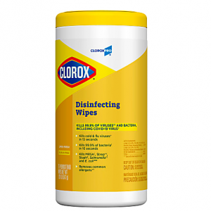 Clorox® Disinfecting Wipes, 7" x 8", Lemon Fresh Scent, Pack Of 75 Wipes @ Office Depot and Office