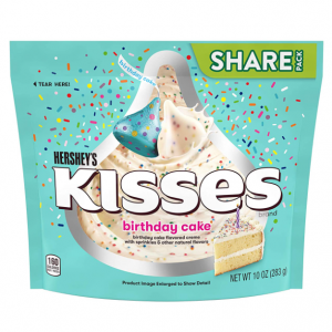 HERSHEY'S KISSES 生日蛋糕口味巧克力 10oz @ Amazon