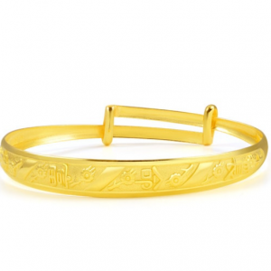 Chow Sang Sang 生生有禮 「新生篇」999.9黃金BB初生手鐲