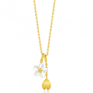 Chow Sang Sang Daily Luxe 「吉祥系列」999.9黃金櫻花吊墜