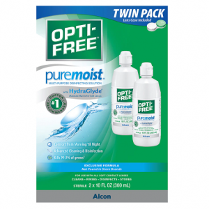 Opti-Free PureMoist 隐形眼镜护理液 10oz x 2瓶装 @ Walgreens