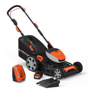 YardForce 120v 电动割草机 带电池+快充充电器 @ Amazon