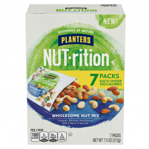PLANTERS NUT-rition Wholesome Nut Mix, 7.5 oz Box (Contains 7 Individual Pouches)  @ Amazon