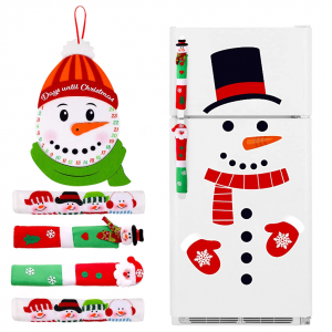 jollylife 4 Pieces Christmas Refrigerator Handle Covers @ Amazon