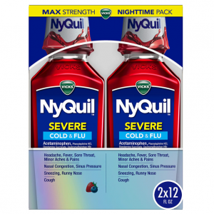 Vicks  NyQuil 夜间咳嗽药水