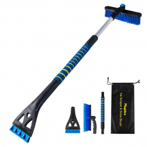 Moyidea 36" Extendable Ice Scraper Snow Brush Detachable Snow Removal Tool @ Amazon