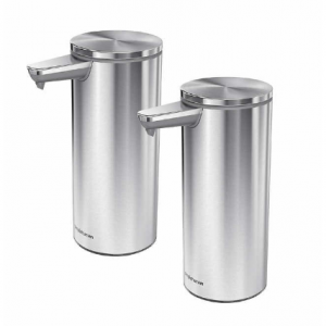 simplehuman Rechargeable Sensor Soap Dispenser, 2-pack @ Costco