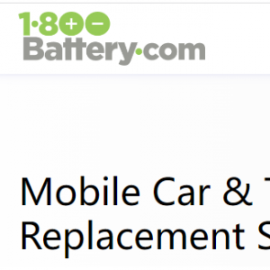 Mobile Car & Truck Battery Replacement Service in Your City @1800 Battery
