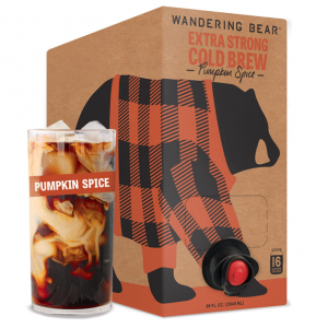 Wandering Bear 0糖南瓜口味特濃有機冷萃咖啡 96oz @ Amazon