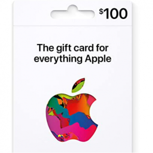 Amazon - Apple禮卡 $100麵值 + $10 Amazon 禮卡，現僅$100