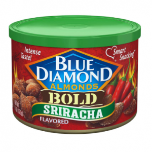 Blue Diamond Almonds Sriracha Flavored Snack Nuts, 6 Oz Resealable Can (Pack of 1) @ Amazon