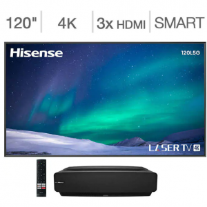 Costco - Hisense 120L5G 4K 激光电视，现价$2999