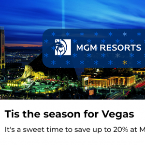 Up to 20% off MGM Resorts @Priceline