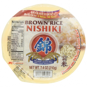 Nishiki Cooked Brown Rice, 7.4-Ounces (Pack of 6) @ Amazon