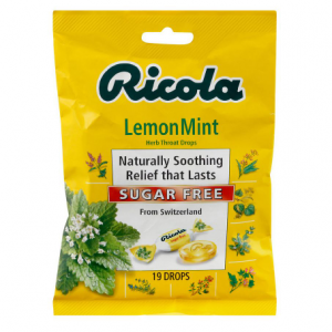 Ricola 香草润喉糖 无糖 柠檬薄荷味 19粒