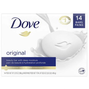 Amazon Dove多芬溫和清潔香皂3.75oz（14個裝）熱賣