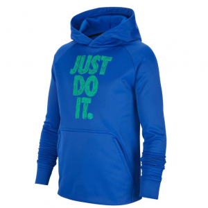 Nike Game Royal & Stadium Green 'Just Do It' Therma 男童卫衣