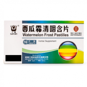三金 西瓜霜清咽含片(16片) 1 盒