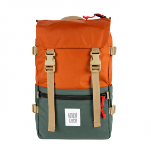 Topo Designs Rover Pack Classic Backpack in Brown/Green