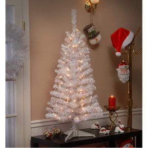 National Tree Company Pre-Lit Artificial Christmas Tree, Includes Stand, 4 feet @ Amazon