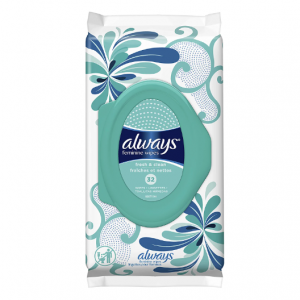 Always Feminine Wipes, Fresh & Clean, Soft Pack, 32 Count @ Amazon