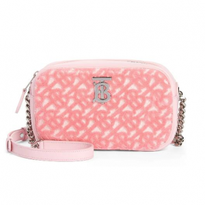 BURBERRY Mini Lola TB Monogram Toweling Camera Crossbody Bag @ Nordstrom