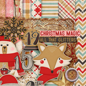 25 Days Of Christmas Page Kit @My Memories Suite