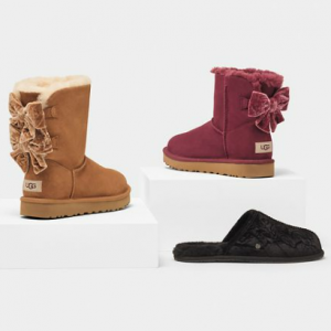 UGG 精选男女时尚拖鞋、豆豆鞋、雪地靴等闪购