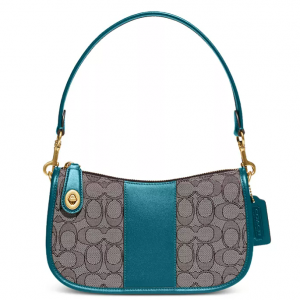 COACH Originals Swinger Signature Jacquard Shoulder Bag @ Bloomingdale's	