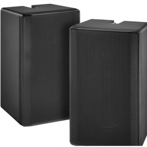 Insignia™ - 2-Way Indoor/Outdoor Speakers (Pair) - Black @Best Buy