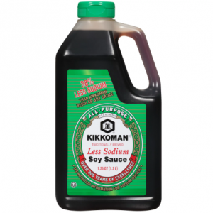 Kikkoman Less Sodium Soy Sauce, 40 oz @ Walmart