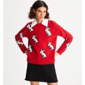 Tory Burch  小兔子羊绒毛衣