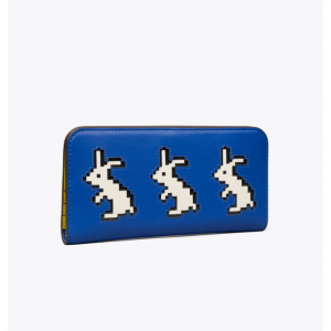 Tory Burch 兔子拉链细长钱包