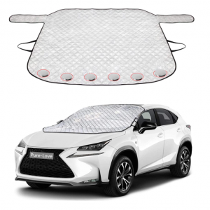 Golufomi Car Windshield Snow Cover, Winter Windshield Cover @ Amazon