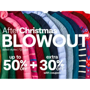 Up to 50% off + Extra 30% off @ JCPenney, After Christmas Sale