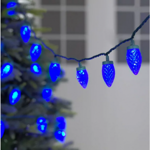 Holiday Time 400-Count Blue Diamond-Cut C9 LED Christmas Lights, 238 Feet @ Walmart