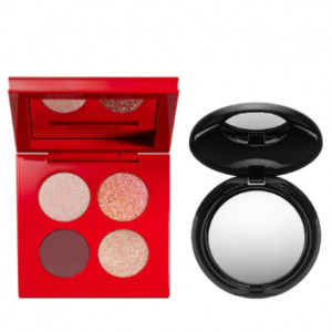 限量版眼影+眼下定妆