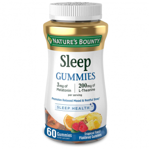 Nature's Bounty  褪黑素助眠软糖 60粒