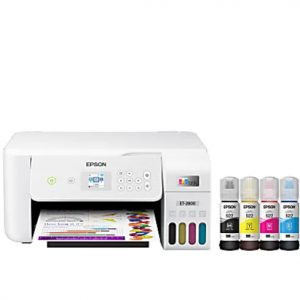 $70 off Epson® EcoTank ET-2800 All-in-One Supertank Color Printer, White @OfficeDepot