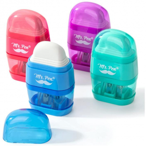 Mr. Pen- Pencil Sharpener & Eraser, 4 Pack @ Amazon