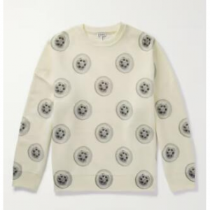 LOEWE男士羊毛混纺毛衣