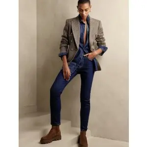 Banana Republic 高腰紧身牛仔裤