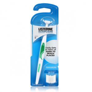 Listerine Ultraclean 可替換一次性牙線棒＋8個替換頭套裝 @ Amazon