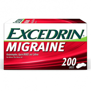 Excedrin Migraine Relief Caplets to Alleviate Migraine Symptoms - 200 Count @ Amazon