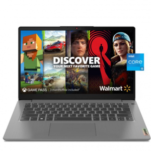 Lenovo IdeaPad 3i 14" 1080p PC Laptop(Intel Core i5-1235U, 8GB, 512GB) @Walmart