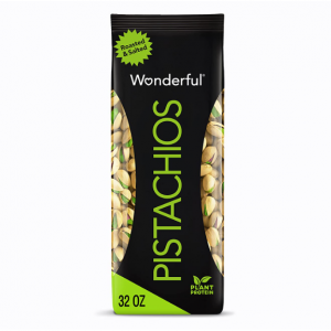 Wonderful Pistachios, Roasted and Salted Nuts, 32 Ounce @ Amazon