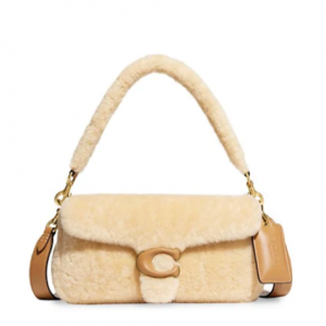 48% Off COACH Shearling Shoulder Bag @ Saks Fifth Avenue