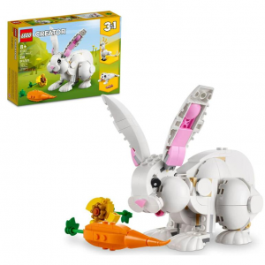 LEGO Creator 3in1 White Rabbit 31133 Building Toy Set  (258 Pieces) @ Amazon