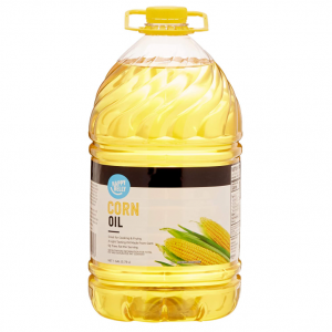 Amazon Brand - Happy Belly Corn Oil, 128 Fl Oz 